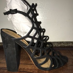 Schutz Jaden Caged Block Heel